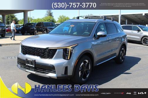 Gray 2026 Kia Sorento Hybrid EX