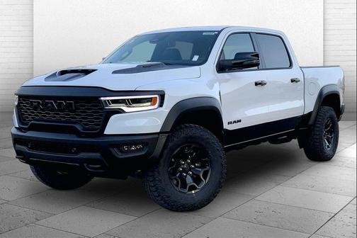 Bright White Clearcoat 2026 RAM 1500 RHO Crew Cab 4x4 5'7' Box