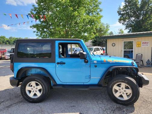 Blue 2010 Jeep Wrangler Sport