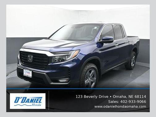 Obsidian Blue Pearl 2023 Honda Ridgeline RTL-E