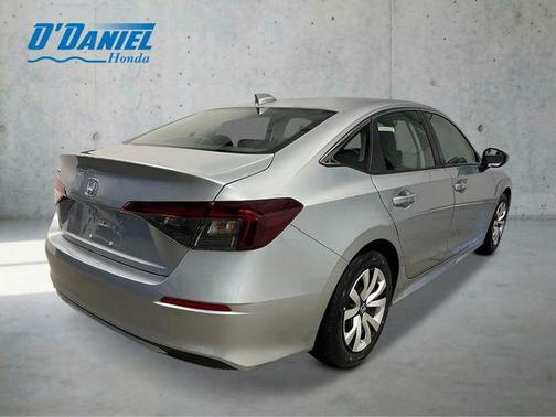 Solar Silver Metallic 2026 Honda Civic LX