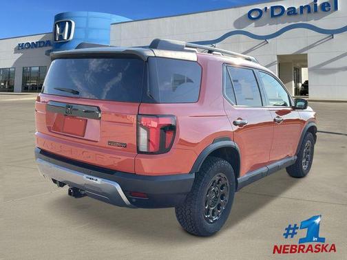 Sunset Orange 2026 Honda Passport AWD TrailSport Elite Blackout