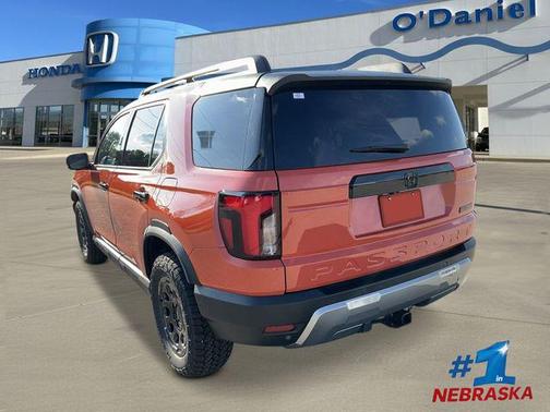Sunset Orange 2026 Honda Passport AWD TrailSport Elite Blackout