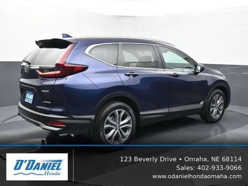 Blue 2020 Honda CR-V AWD Touring