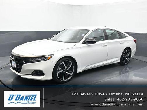 Platinum White Pearl 2022 Honda Accord Sport 1.5T