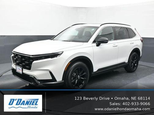 Platinum White Pearl 2024 Honda CR-V Hybrid Sport AWD