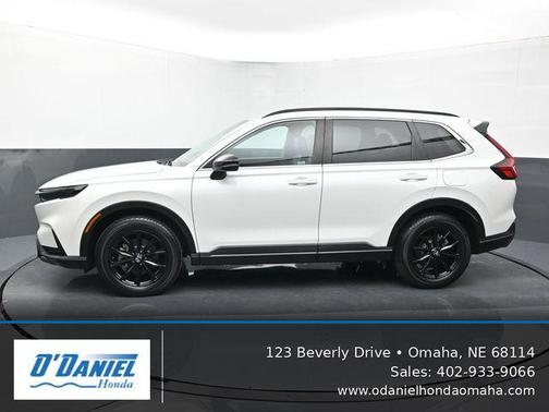 Platinum White Pearl 2024 Honda CR-V Hybrid Sport AWD