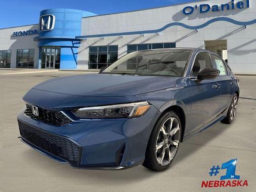 Crystal Black Pearl 2026 Honda Civic Hybrid Sport Touring Sedan