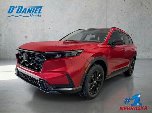 Radiant Red Metallic 2026 Honda CR-V Hybrid Sport AWD