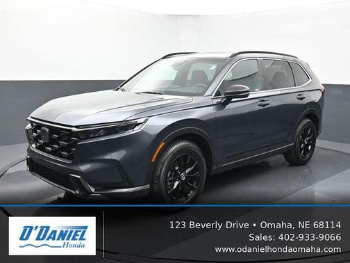 Gray 2024 Honda CR-V Hybrid Sport AWD