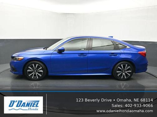 Aegean Blue Metallic 2024 Honda Civic EX