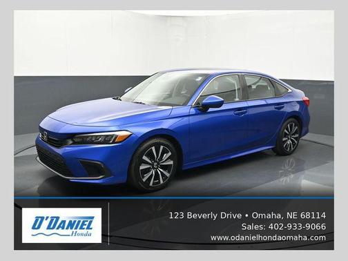Aegean Blue Metallic 2024 Honda Civic EX