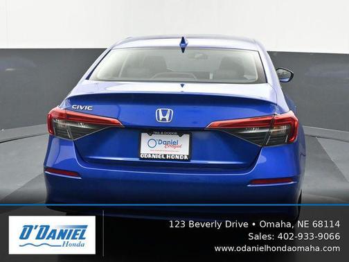 Aegean Blue Metallic 2024 Honda Civic EX