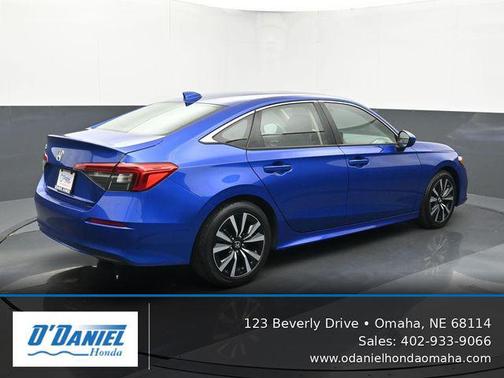 Aegean Blue Metallic 2024 Honda Civic EX