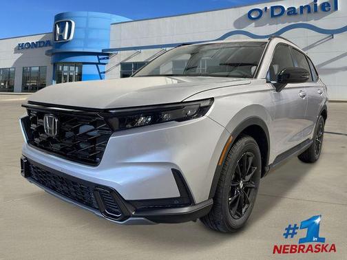 Solar Silver Metallic 2026 Honda CR-V Hybrid Sport-L AWD SUV