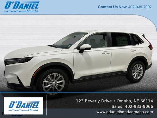 Platinum White Pearl 2025 Honda CR-V EX-L AWD