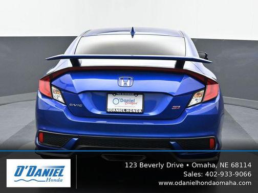 Aegean Blue Metallic 2020 Honda Civic Si Base