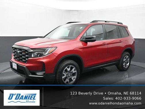 Radiant Red Metallic II 2023 Honda Passport AWD TrailSport