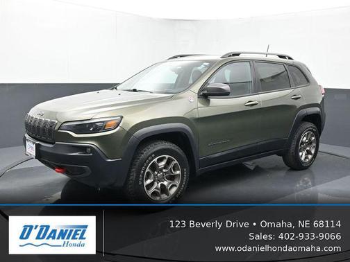 Olive Green Pearlcoat 2020 Jeep Cherokee Trailhawk