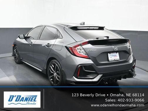 Gray 2021 Honda Civic Sport