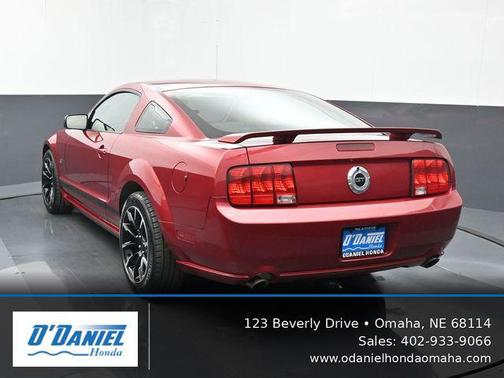 Red 2007 Ford Mustang GT