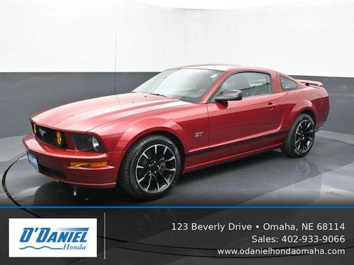 Red 2007 Ford Mustang GT