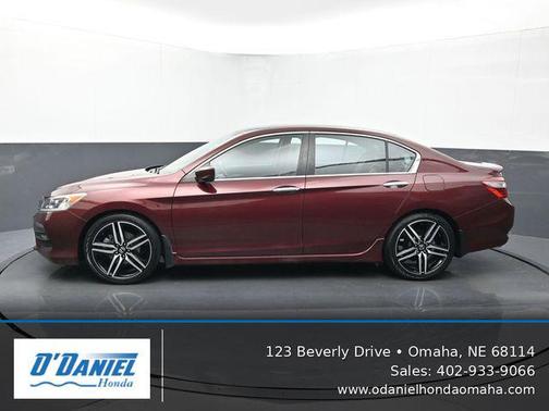 Maroon 2016 Honda Accord Sport