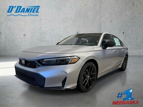 Solar Silver Metallic 2026 Honda Civic Sport