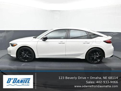 Platinum White Pearl 2026 Honda Civic Hybrid Sport