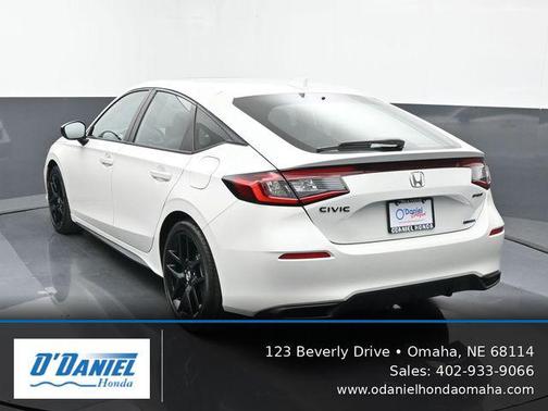 Platinum White Pearl 2026 Honda Civic Hybrid Sport