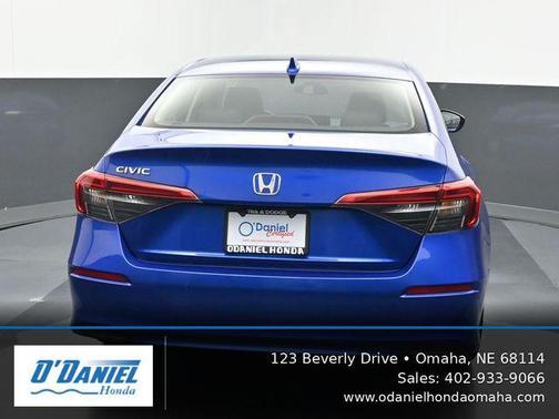 Aegean Blue Metallic 2023 Honda Civic EX