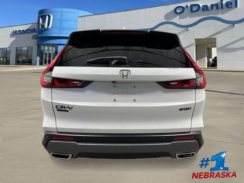 Platinum White Pearl 2026 Honda CR-V Hybrid Sport-L AWD