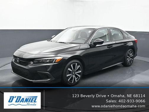 Crystal Black Pearl 2024 Honda Civic EX