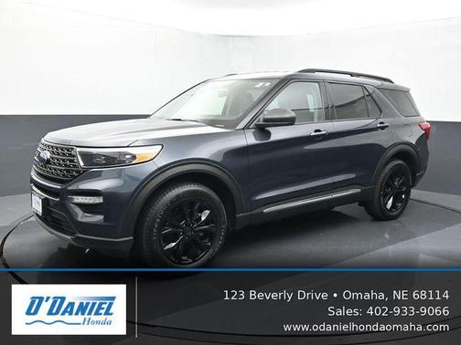Stone Blue Metallic 2022 Ford Explorer XLT