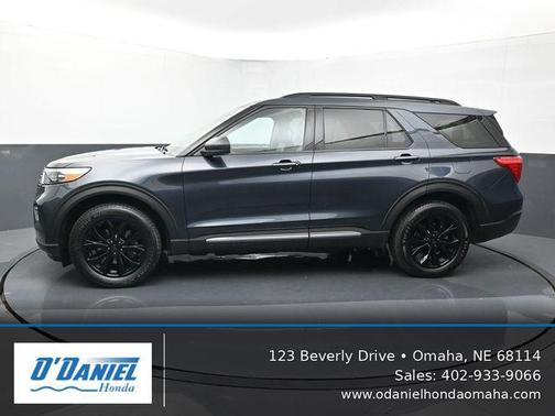 Stone Blue Metallic 2022 Ford Explorer XLT