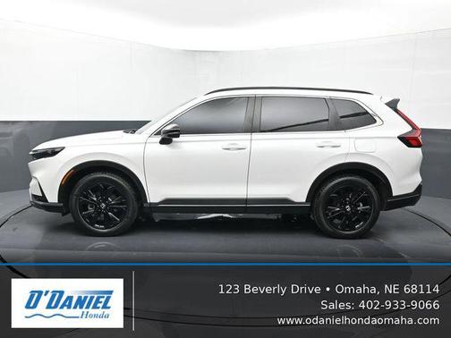 White 2025 Honda CR-V Hybrid Sport Touring AWD