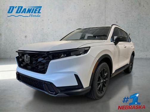 Platinum White Pearl 2026 Honda CR-V Hybrid Sport-L AWD