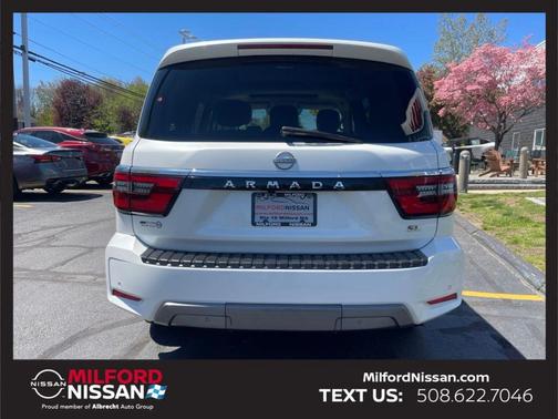 Aspen White 2023 Nissan Armada SL