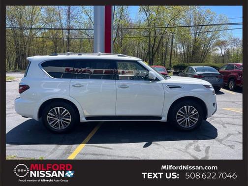Aspen White 2023 Nissan Armada SL