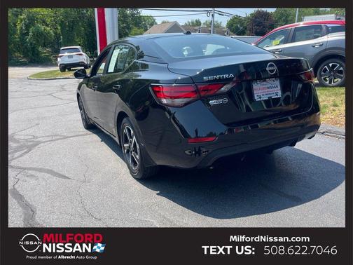 Black 2025 Nissan Sentra SV
