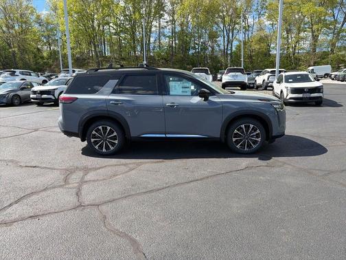 Boulder Gray Metallic 2026 Nissan Pathfinder Platinum