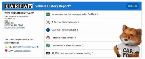 2022 Nissan Sentra SV