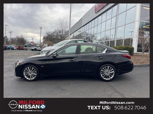 Black Obsidian 2019 INFINITI Q50 3.0t LUXE