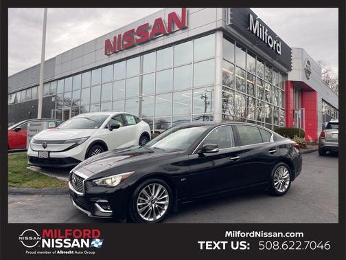 Black Obsidian 2019 INFINITI Q50 3.0t LUXE