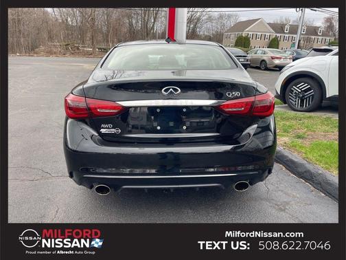 Black Obsidian 2019 INFINITI Q50 3.0t LUXE