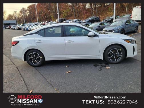 Cloud White 2025 Nissan Sentra SV