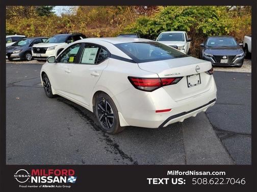 Cloud White 2025 Nissan Sentra SV