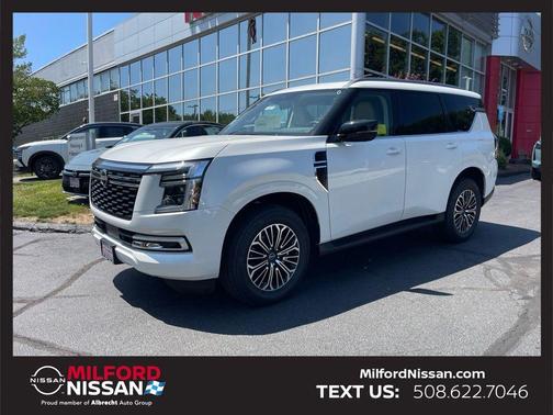 Aspen White 2026 Nissan Armada Platinum
