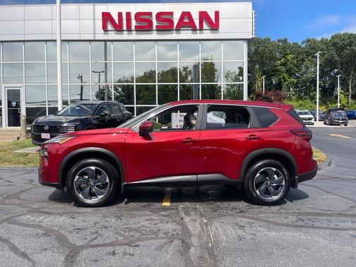 Scarlet Ember 2025 Nissan Rogue SV