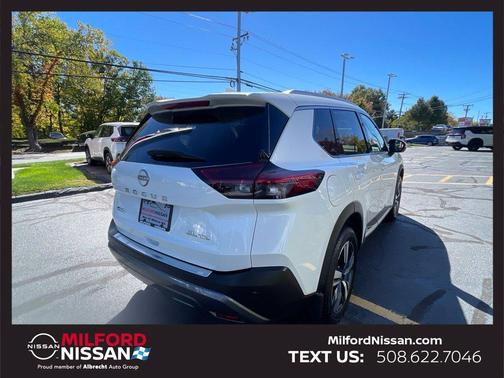 White 2023 Nissan Rogue SL